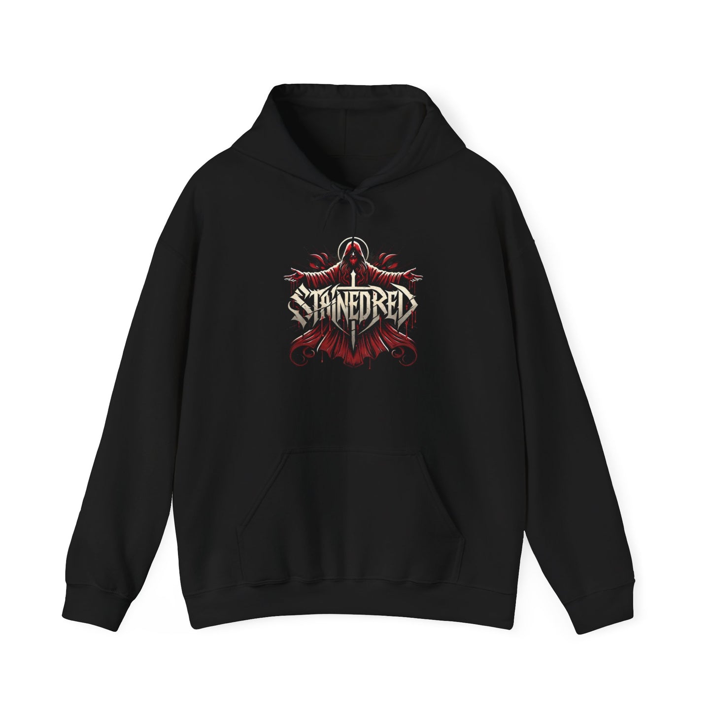 Stained Christian Metal Band Hooded Sweatshirt